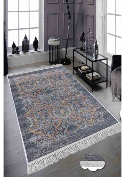 Şönil Dokuma Kilim Dekoratif Özel Tasarım Dokuma Taban Yıkanabilir Kilim