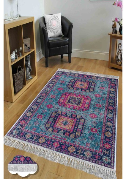 Şönil Dokuma Kilim Dekoratif Özel Tasarım Dokuma Taban Yıkanabilir Kilim
