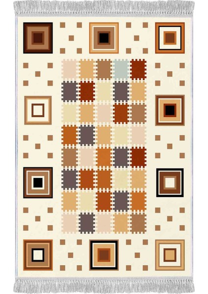 Şönil Dokuma Kilim Dekoratif Özel Tasarım Dokuma Taban Yıkanabilir Kilim