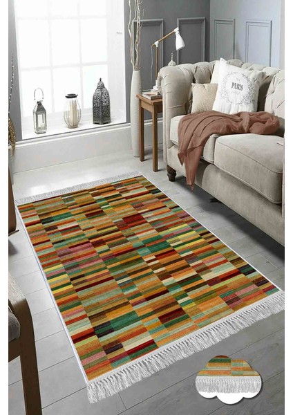 Şönil Dokuma Kilim Dekoratif Özel Tasarım Dokuma Taban Yıkanabilir Kilim