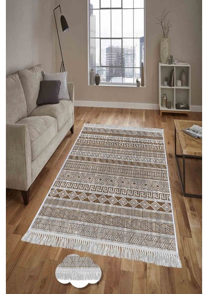 Şönil Dokuma Kilim Dekoratif Özel Tasarım Dokuma Taban Yıkanabilir Kilim