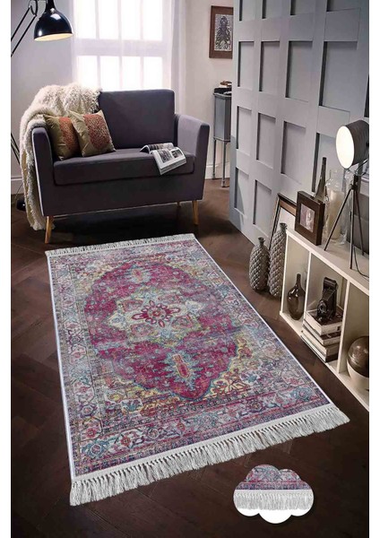 Şönil Dokuma Kilim Dekoratif Özel Tasarım Dokuma Taban Yıkanabilir Kilim