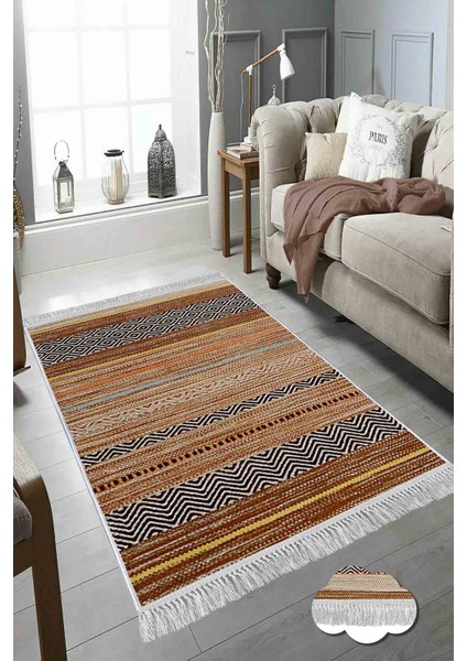 Şönil Dokuma Kilim Dekoratif Özel Tasarım Dokuma Taban Yıkanabilir Kilim