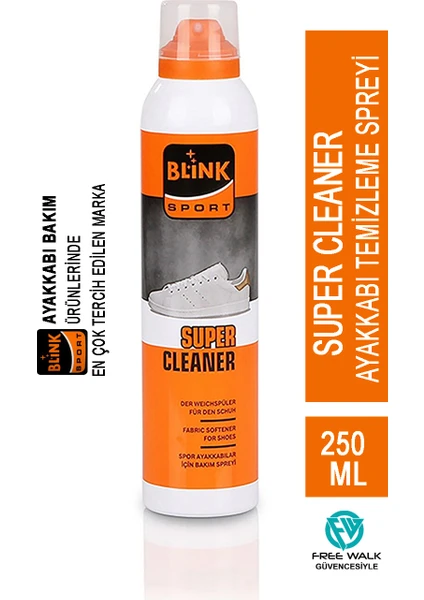 Blink Sport Super Cleaner Ayakkabı Temizleme Spreyi 250 ml