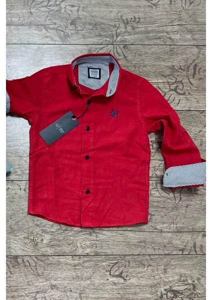 Keten Erkek Çocuk Gömlek