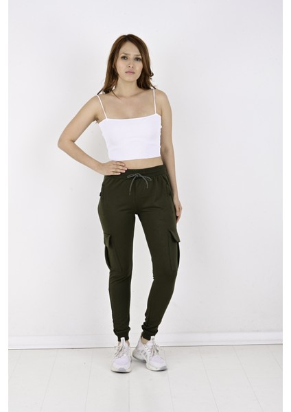 2 Iplik Yanları Kargo Cepli Bayan Eşofman ALTI-8820 fiyatları