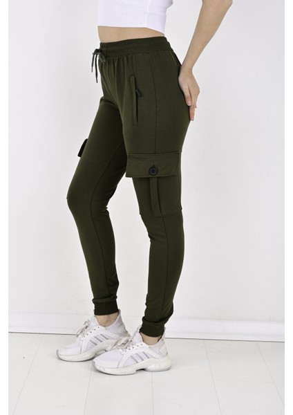 2 Iplik Yanları Kargo Cepli Bayan Eşofman ALTI-8820 fırsatları