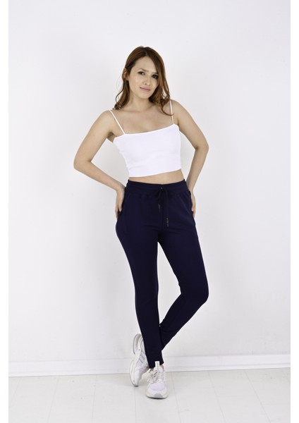 2 Iplik Paça Reşme Düz Bayan Eşofman ALTI-2215