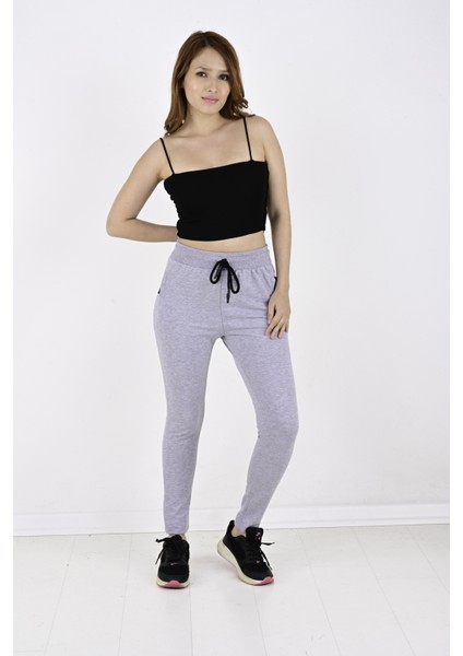 2 Iplik Paça Reşme Düz Bayan Eşofman ALTI-2215