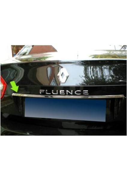 Renault Fluence 2010 Sonrası Uyumlu Krom Bagaj Çıtası P.çelik