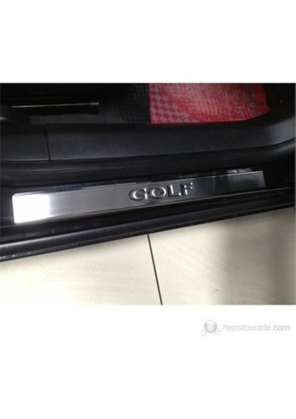 Volkswagen Golf 4 1998-2004 Uyumlu Krom Kapı Eşiği 4 Parça P.çelik