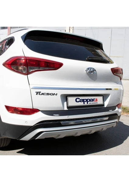 Hyundai Tucson 2016-2018 Arka Tampon Koruma Eşiği Mat Plastik