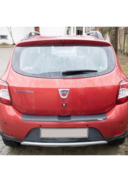 Dacia Sandero 2012-2020 Arka Tampon Koruma Eşiği Mat Plastik