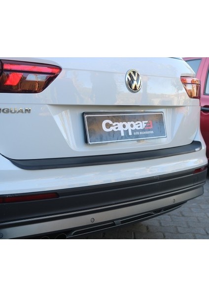 Vw Tiguan 2016 ve Üzeri Arka Tampon Koruma Eşiği Mat Plastik