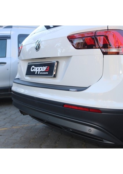 Vw Tiguan 2016 ve Üzeri Arka Tampon Koruma Eşiği Mat Plastik