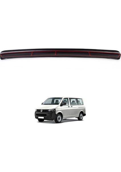 Vw T5 Transporter 2003-2014 Arka Tampon Koruma Eşiği Mat Plastik