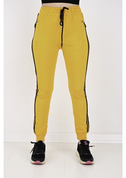 2 Iplik Yanları 3 Şeritli Bayan Eşofman ALTI-2220 modelleri