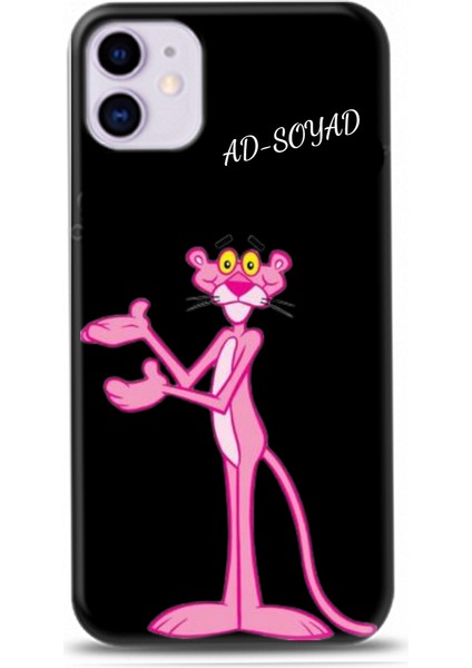 Iphone 11 Pembe Panter Tasarım Kılıf