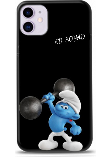 Iphone 11 Şirinler Tasarım Kılıfı-5