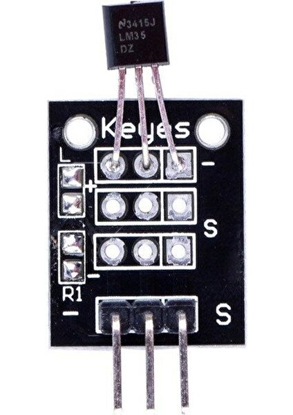 LM35 Sıcaklık Sensörü Modülü