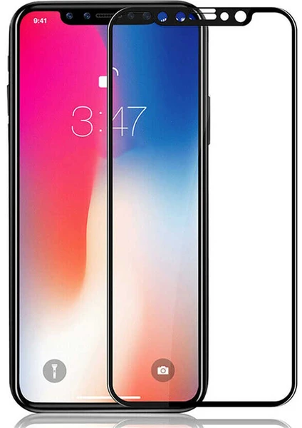 Apple iPhone 12 Pro Tam Ekran Koruyucu Kırılmaz Cam 9H Temperli Koruma Dayanıklı 5D