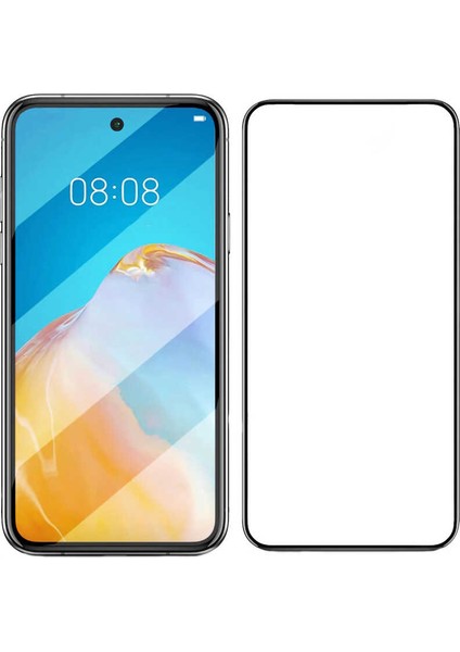 Huawei P Smart 2021 Tam Ekran Koruyucu Kırılmaz Cam 9H Temperli Koruma Dayanıklı 5D