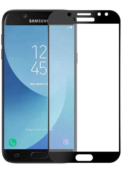 Samsung Galaxy J7 Prime Tam Ekran Koruyucu Seramik Esnek Bükülebilen Kırılmaz Cam 9H