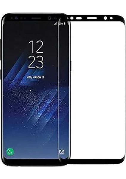 Samsung Galaxy S8 Plus Tam Ekran Koruyucu Seramik Esnek Bükülebilen Kırılmaz Cam 9H