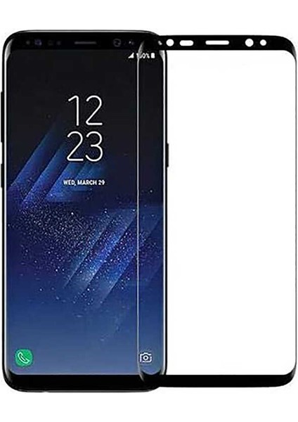 Samsung Galaxy S9 Plus Tam Ekran Koruyucu Seramik Esnek Bükülebilen Kırılmaz Cam 9H