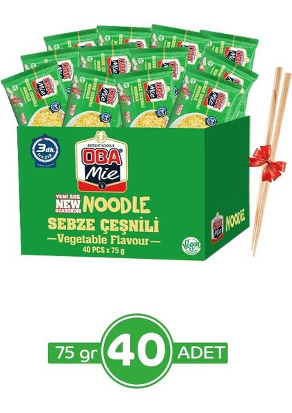 Oba Mie Sebzeli Noodle 40'lı