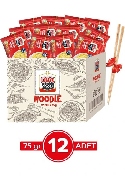 Oba Mie Spesiyal Çeşnili Noodle 12'li