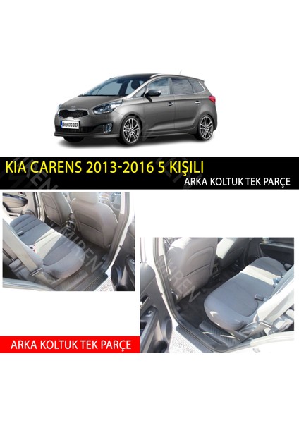 Kia Carens 2013-2016 5 Kişili Uyumlu 5d Havuzlu Suni Deri Oto Paspas