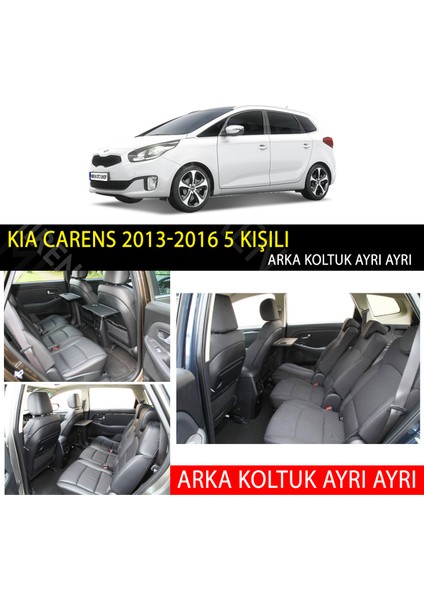 Kia Carens 2013-2016 5 Kişili Uyumlu 5d Havuzlu Suni Deri Oto Paspas