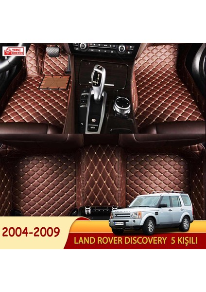 Land Rover Discovery 2004-2009 5 Kişili Uyumlu 5d Havuzlu Suni Deri Oto Paspas