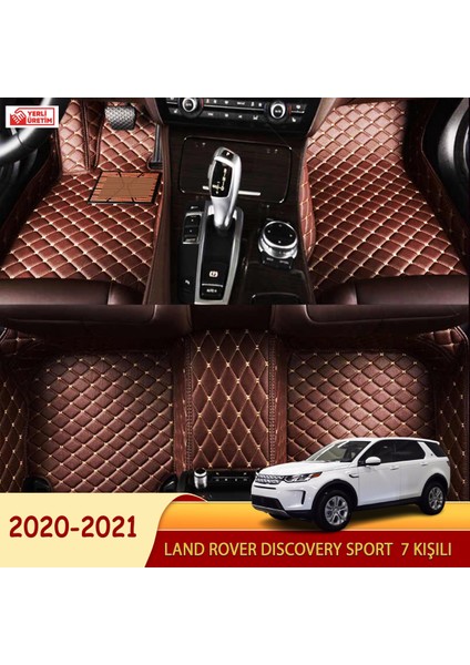 Land Rover Discovery Sport 2020-2021 7 Kişili Uyumlu 5d Havuzlu Suni Deri Oto Paspas