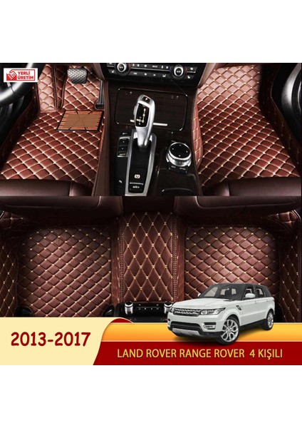 Land Rover Range Rover 2013-2017 4 Kişili Uyumlu 5d Havuzlu Suni Deri Oto Paspas
