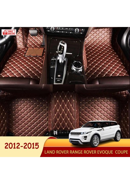 Land Rover Range Rover Evoque 2012-2015 Coupe Uyumlu 5d Havuzlu Suni Deri Oto Paspas