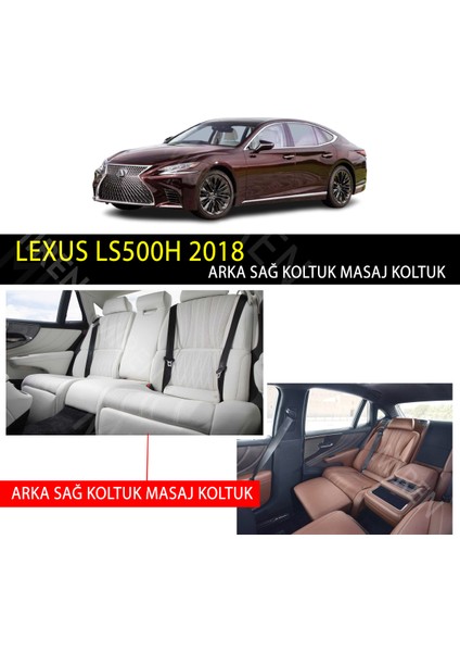 Lexus LS500H 2018 Uyumlu 5d Havuzlu Suni Deri Oto Paspas