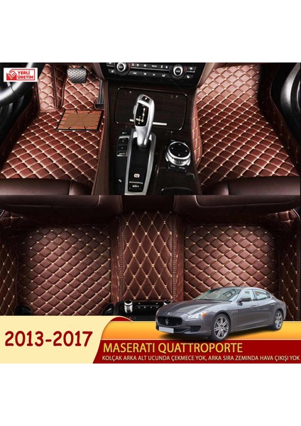 Maserati Quattroporte 2013-2017 Uyumlu 5d Havuzlu Suni Deri OTO PASPAS