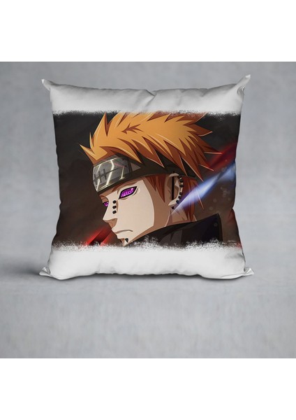 Efsane Anime Naruto Bakılı Yastık (Elyaf Dolgulu)