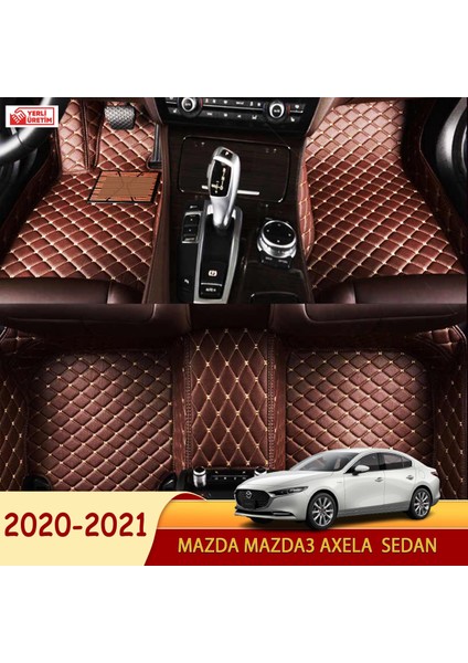 Mazda Mazda3 Axela 2020-2021 sedan Uyumlu 5d Havuzlu Suni Deri OTO PASPAS