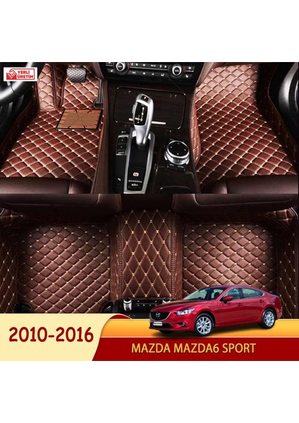 Mazda Mazda6 Sport 2010-2016 Uyumlu 5d Havuzlu Suni Deri Oto Paspas