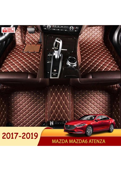 Mazda Mazda6 Atenza 2017-2019 Uyumlu 5d Havuzlu Suni Deri OTO PASPAS