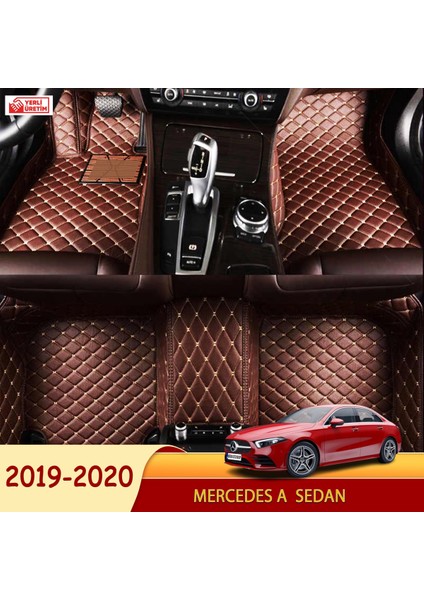 Mercedes A 2019-2020 sedan Uyumlu 5d Havuzlu Suni Deri OTO PASPAS