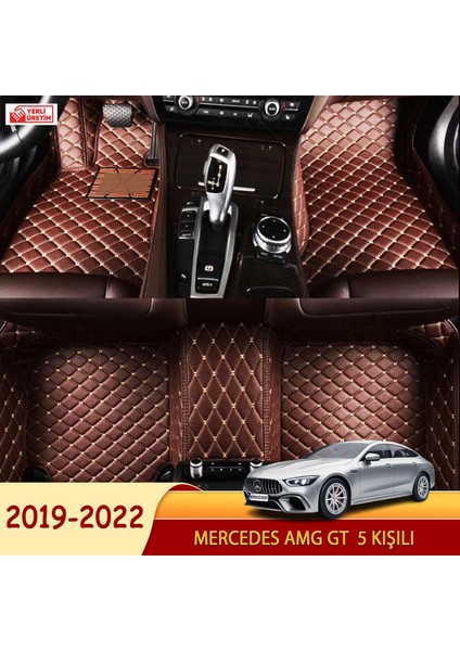 Mercedes AMG GT 2019-2022 5 kişili Uyumlu 5d Havuzlu Suni Deri OTO PASPAS