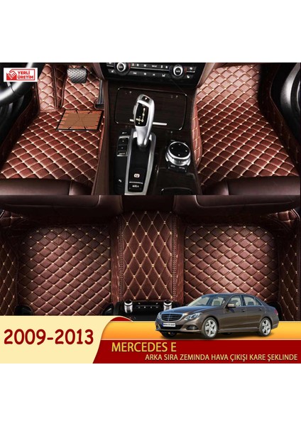 Mercedes E 2009-2013 Uyumlu 5d Havuzlu Suni Deri OTO PASPAS