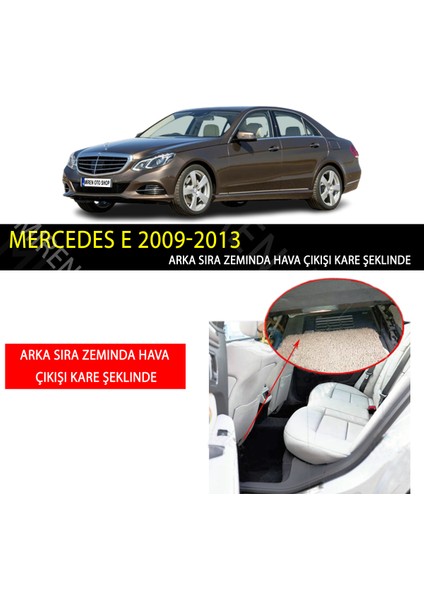 Mercedes E 2009-2013 Uyumlu 5d Havuzlu Suni Deri OTO PASPAS