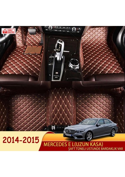 Mercedes E L(uzun kasa) 2014-2015 Uyumlu 5d Havuzlu Suni Deri OTO PASPAS