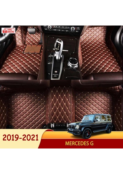 Mercedes G 2019-2021 Uyumlu 5d Havuzlu Suni Deri OTO PASPAS