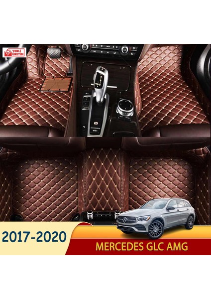 Mercedes GLC AMG 2017-2020 Uyumlu 5d Havuzlu Suni Deri OTO PASPAS